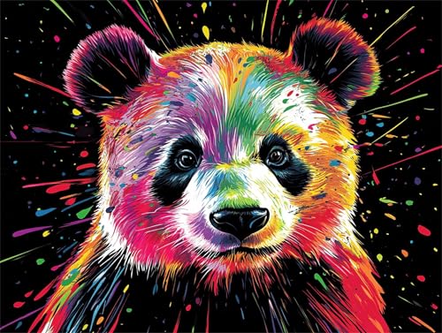 Abstrakt Panda Diamond Painting Erwachsene Bastelset Set, 5D DIY Diamant Painting Kinder Anfänger Strasssteinen Diamanten Bastelset, Geeignet Dekoration von Zuhause Wohnzimmer Geschenk 90x120cm z-548 Abstrakt Panda Diamond Painting Erwachsene Bastelset Set, 5D DIY Diamant Painting Kinder Anfänger Strasssteinen Diamanten Bastelset, Geeignet Dekoration von Zuhause Wohnzimmer Geschenk 90x120cm z-548 von Guyosing