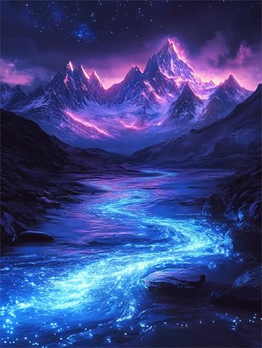 Berg Aurora Diamond Painting Erwachsene Bastelset Set, 5D DIY Diamant Painting Kinder Anfänger Strasssteinen Diamanten Bastelset, Geeignet Dekoration von Zuhause Wohnzimmer Geschenk 90x120cm z-379 Berg Aurora Diamond Painting Erwachsene Bastelset Set, 5D DIY Diamant Painting Kinder Anfänger Strasssteinen Diamanten Bastelset, Geeignet Dekoration von Zuhause Wohnzimmer Geschenk 90x120cm z-379 von Guyosing