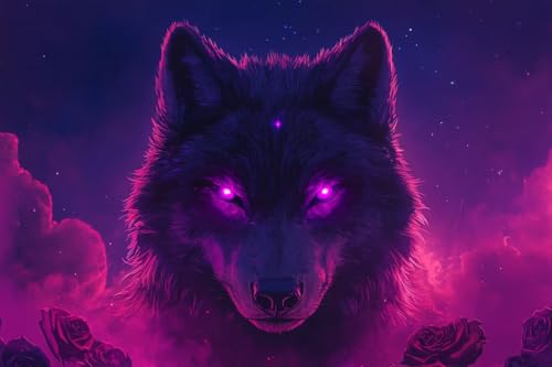 Diamond Painting Sternenhimmel Diamond Painting Kinder Wolf Daiment Bilder Erwachsene, 5D Kreativ Set für Erwachsene, Vollbohrer Diamanten Malerei Stickerei Kreuzstich Zubehör Décor 70x105cm Q-156 Diamond Painting Sternenhimmel Diamond Painting Kinder Wolf Daiment Bilder Erwachsene, 5D Kreativ Set für Erwachsene, Vollbohrer Diamanten Malerei Stickerei Kreuzstich Zubehör Décor 70x105cm Q-156 von Guyosing