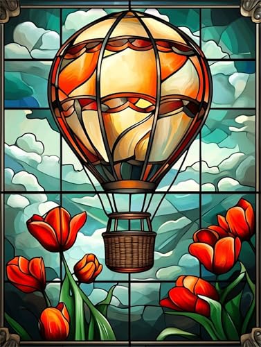 Heißluftballon Blume Diamond Painting Erwachsene Bastelset Set, 5D DIY Diamant Painting Kinder Anfänger Strasssteinen Diamanten Bastelset, Geeignet Dekoration von Zuhause Geschenk 90x120cm z-376 Heißluftballon Blume Diamond Painting Erwachsene Bastelset Set, 5D DIY Diamant Painting Kinder Anfänger Strasssteinen Diamanten Bastelset, Geeignet Dekoration von Zuhause Geschenk 90x120cm z-376 von Guyosing