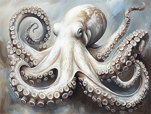 Tier Oktopus Diamond Painting Erwachsene Bastelset Set, 5D DIY Diamant Painting Kinder Anfänger Strasssteinen Diamanten Bastelset, Geeignet Dekoration von Zuhause Wohnzimmer Geschenk 50x70cm z-502 Tier Oktopus Diamond Painting Erwachsene Bastelset Set, 5D DIY Diamant Painting Kinder Anfänger Strasssteinen Diamanten Bastelset, Geeignet Dekoration von Zuhause Wohnzimmer Geschenk 50x70cm z-502 von Guyosing