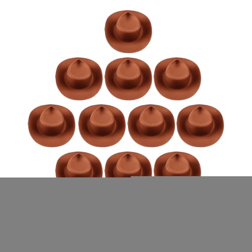 Cowboyhut, Cupcake-Topper, 12 PVC-Mini-Puppenhüte, niedliche Party-Dekorationen für Western-Themen, Geburtstag, Bauernhaus, Grill, Urlaub, Festival, Dessert und Topf-Display Cowboyhut, Cupcake-Topper, 12 PVC-Mini-Puppenhüte, niedliche Party-Dekorationen für Western-Themen, Geburtstag, Bauernhaus, Grill, Urlaub, Festival, Dessert und Topf-Display von Gvblkq