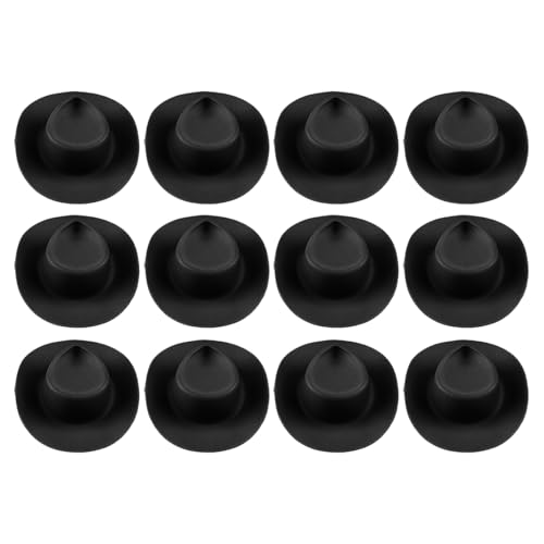 Cowboyhut Cupcake Toppers, 12 PVC Mini Puppenhüte, niedliche Partydekorationen für das westliche Thema Geburtstag BREIHAUS BBQ Holiday Festival Festival Dessert und Topfschiff Cowboyhut Cupcake Toppers, 12 PVC Mini Puppenhüte, niedliche Partydekorationen für das westliche Thema Geburtstag BREIHAUS BBQ Holiday Festival Festival Dessert und Topfschiff von Gvblkq