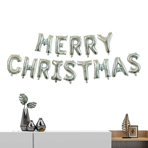 Gvblkq Frohe Weihnachten Luftballons Folie, Weihnachten Wand Banner Set, Weihnachten Ballon Banner, Urlaub Hintergrund Dekorationen, Neujahr Ballon Set, Festliches Frohe Weihnachten Banner Gvblkq Frohe Weihnachten Luftballons Folie, Weihnachten Wand Banner Set, Weihnachten Ballon Banner, Urlaub Hintergrund Dekorationen, Neujahr Ballon Set, Festliches Frohe Weihnachten Banner von Gvblkq