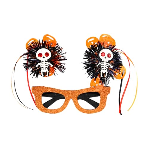 Gvblkq Halloween-Brille, lustige Cosplay-Brille, - -Regenball-Brille, Halloween-Fotoautomaten-Requisiten, bunte gestreifte Quasten-Brille, Maskerade-Brille für Kinder und Erwachsene Gvblkq Halloween-Brille, lustige Cosplay-Brille, - -Regenball-Brille, Halloween-Fotoautomaten-Requisiten, bunte gestreifte Quasten-Brille, Maskerade-Brille für Kinder und Erwachsene von Gvblkq