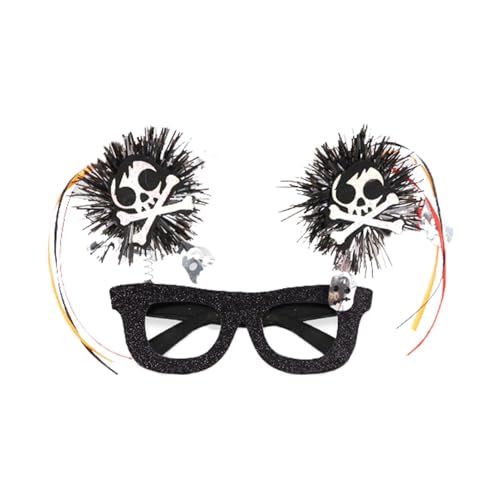 Gvblkq Halloween-Brille, lustige Cosplay-Brille, -Regenball-Brille, Halloween-Fotoautomaten-Requisiten, bunte gestreifte Quasten-Brille, Maskerade-Brille für Kinder und Erwachsene Gvblkq Halloween-Brille, lustige Cosplay-Brille, -Regenball-Brille, Halloween-Fotoautomaten-Requisiten, bunte gestreifte Quasten-Brille, Maskerade-Brille für Kinder und Erwachsene von Gvblkq