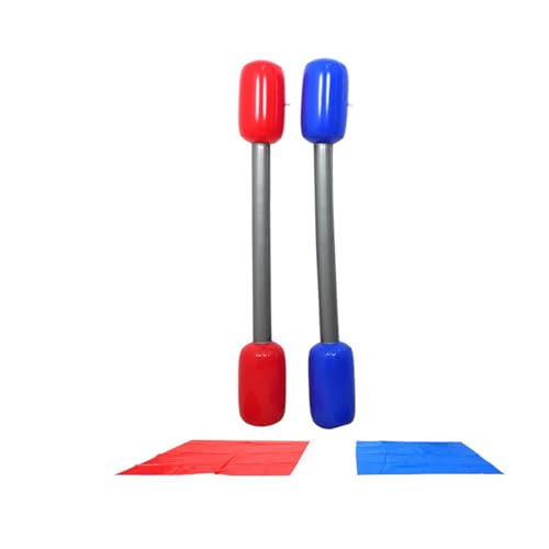 Gvblkq Inflatable Gladiator Game Set, Battle Sticks and Mats Kit, Outdoor Inflatable Game, PVC Material, Fun Competitive Activity, Portable Backyard Entertainment, Party Sports Equipment, 17x17x143cm Gvblkq Inflatable Gladiator Game Set, Battle Sticks and Mats Kit, Outdoor Inflatable Game, PVC Material, Fun Competitive Activity, Portable Backyard Entertainment, Party Sports Equipment, 17x17x143cm von Gvblkq