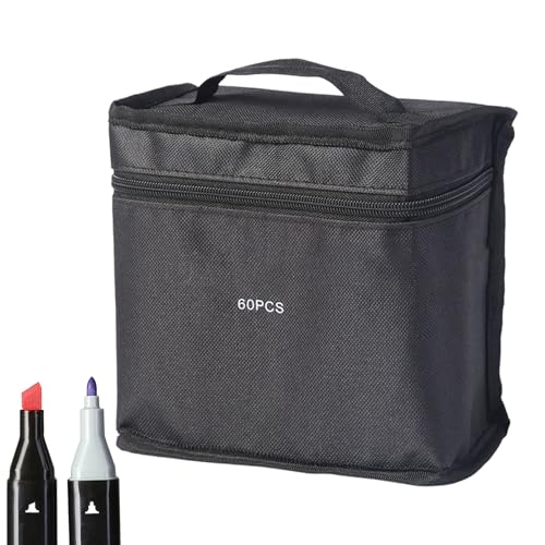 Gvblkq Marker Set, Double Tip Drawing Markers, Art Supplies Kit, Paint Pens with Storage Bag, Ideal for School, Classroom, Travel, Scrapbooking, Creative Projects, 6.06x0.59x0.39 in Gvblkq Marker Set, Double Tip Drawing Markers, Art Supplies Kit, Paint Pens with Storage Bag, Ideal for School, Classroom, Travel, Scrapbooking, Creative Projects, 6.06x0.59x0.39 in von Gvblkq