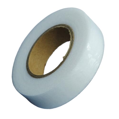 Klebeband, doppelseitiges Klebeband für Kleidung, strapazierfähig, multifunktional, zum Aufbügeln für Futter, Nähkragen, Manschette, Saum, Farbe: Weiß, 25 cm Klebeband, doppelseitiges Klebeband für Kleidung, strapazierfähig, multifunktional, zum Aufbügeln für Futter, Nähkragen, Manschette, Saum, Farbe: Weiß, 25 cm von Gvblkq