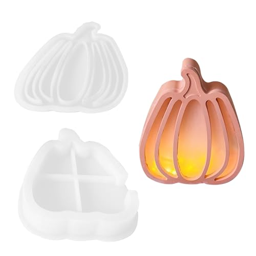 Kürbisform, 2 Stück Silikon-Kürbisformen, Material: Silikon, Halloween-Dekoration, Atmosphäre, Lampe, Handwerk für Anfänger, Kinder, Hobbyisten, Erwachsene – Indoor/Outdoor, Zuhause, Urlaub Kürbisform, 2 Stück Silikon-Kürbisformen, Material: Silikon, Halloween-Dekoration, Atmosphäre, Lampe, Handwerk für Anfänger, Kinder, Hobbyisten, Erwachsene – Indoor/Outdoor, Zuhause, Urlaub von Gvblkq