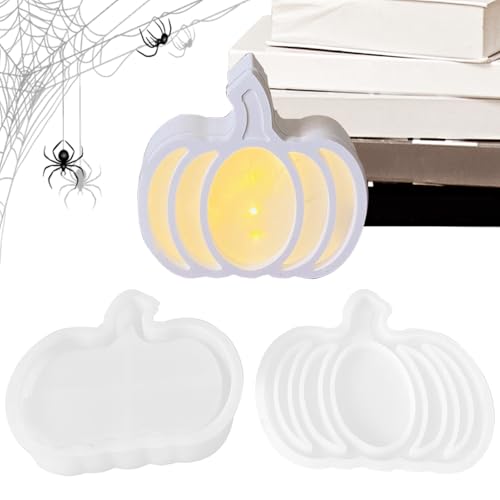 Kürbisform, 2 Stück Silikon-Kürbisformen, Material: Silikon, Halloween-Dekoration, Atmosphäre, Lampe, Handwerk für Anfänger, Kinder, Hobbyisten, Erwachsene – Indoor/Outdoor, Zuhause, Urlaub Kürbisform, 2 Stück Silikon-Kürbisformen, Material: Silikon, Halloween-Dekoration, Atmosphäre, Lampe, Handwerk für Anfänger, Kinder, Hobbyisten, Erwachsene – Indoor/Outdoor, Zuhause, Urlaub von Gvblkq