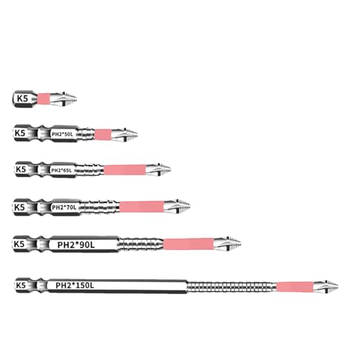 Screwdriver Drill Bit Set, Drill Bit Screwdriver Maintenance Tool, K5 Steel Magnetic High-Performance Multi-Purpose Repair Accessories, Ideal for Loosening, Drilling, Tightening, Woodworking von Gvblkq
