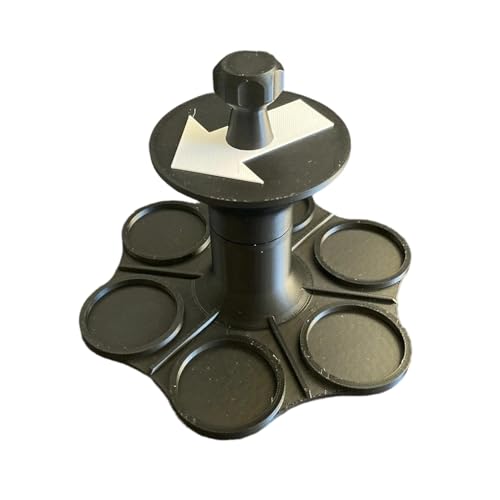 Shot Roulette Drinking Game, Fun Drinking Games, ABS Material, Kitchen Dining Bar Supplies for Singles, Lovers, Amor, Halloween, Outdoor Tailgating, Bachelor, Camping, Birthday, 15x12cm von Gvblkq