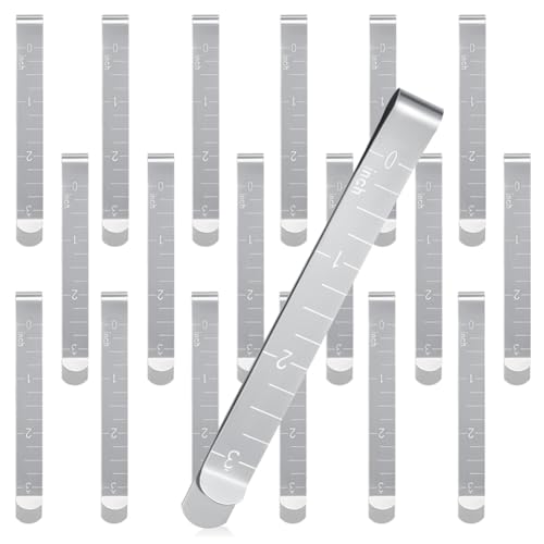 Gvvsjgdbis 20 Stück Näh-Clips aus Edelstahl, Säumklammern, Metall-Saumwerkzeug, 7,6 cm, Nähklammern mit Maßen Gvvsjgdbis 20 Stück Näh-Clips aus Edelstahl, Säumklammern, Metall-Saumwerkzeug, 7,6 cm, Nähklammern mit Maßen von Gvvsjgdbis