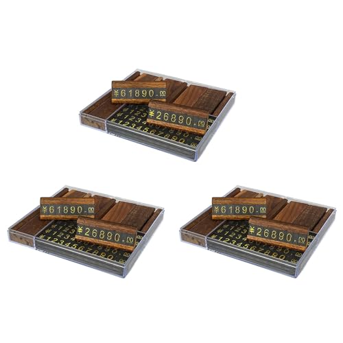Gvvsjgdbis 30 Sets Mini-Holzkombinierte Zahlen, Preiswürfel, Schmuck, verstellbare Zahlen, Preisetiketten, Schilderhalter, Kartenständer B Gvvsjgdbis 30 Sets Mini-Holzkombinierte Zahlen, Preiswürfel, Schmuck, verstellbare Zahlen, Preisetiketten, Schilderhalter, Kartenständer B von Gvvsjgdbis