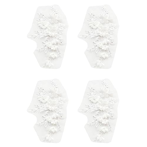 Gvvsjgdbis 4X Perlen Heisse Bohr Spitze Braut Perlen Blumen Stickerei Patches Fuer Kleidung Hochzeit DIY Kleid Auf Naehen Dekoration Gvvsjgdbis 4X Perlen Heisse Bohr Spitze Braut Perlen Blumen Stickerei Patches Fuer Kleidung Hochzeit DIY Kleid Auf Naehen Dekoration von Gvvsjgdbis
