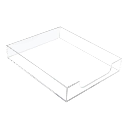 Gvvsjgdbis Acryl-Briefablage, Papier-Organizer, transparent, stapelbar, Schreibtisch-Zubehörablage Gvvsjgdbis Acryl-Briefablage, Papier-Organizer, transparent, stapelbar, Schreibtisch-Zubehörablage von Gvvsjgdbis