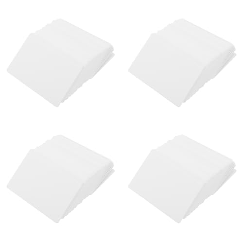 Gvvsjgdbis Blanko-Karton, Weiß, Nachrichtenkarte, Visitenkarten, Wortkarte, DIY-Etikett, Geschenkkarte, ca. 400 Stück (weiß) von Gvvsjgdbis