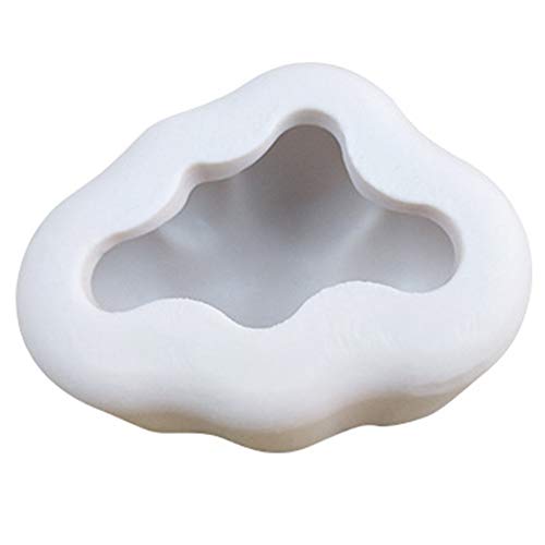 Gvvsjgdbis DREI Dimensionale Wolken Schaum Kuchen Form FlüSsige Silikon Form DIY Kerze Hand Gemachte Seife Silikon Form GrößE A von Gvvsjgdbis