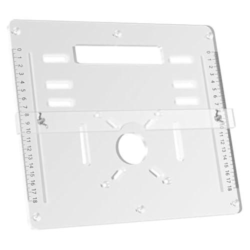 Gvvsjgdbis Frästisch Einsatzplatte Fräse Vorlagen Holzbearbeitung Bank Router Flip Plate Verstellbare Trimmmaschine Flip Plate Gvvsjgdbis Frästisch Einsatzplatte Fräse Vorlagen Holzbearbeitung Bank Router Flip Plate Verstellbare Trimmmaschine Flip Plate von Gvvsjgdbis