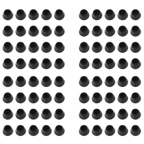 Gvvsjgdbis Gummi-Möbelbein-Endkappen, 16 mm Durchmesser, Schwarz, 80 Stück Gvvsjgdbis Gummi-Möbelbein-Endkappen, 16 mm Durchmesser, Schwarz, 80 Stück von Gvvsjgdbis