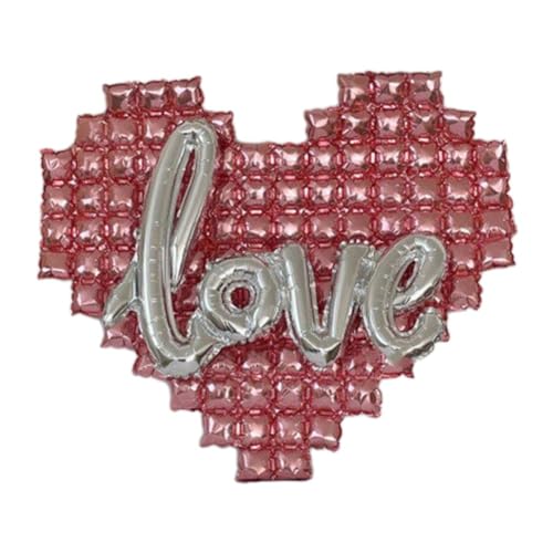 Gvvsjgdbis Herzförmiger Luftballon mit Liebesbrief, Luftballons für Hochzeit, Happy Valentines Day B Gvvsjgdbis Herzförmiger Luftballon mit Liebesbrief, Luftballons für Hochzeit, Happy Valentines Day B von Gvvsjgdbis