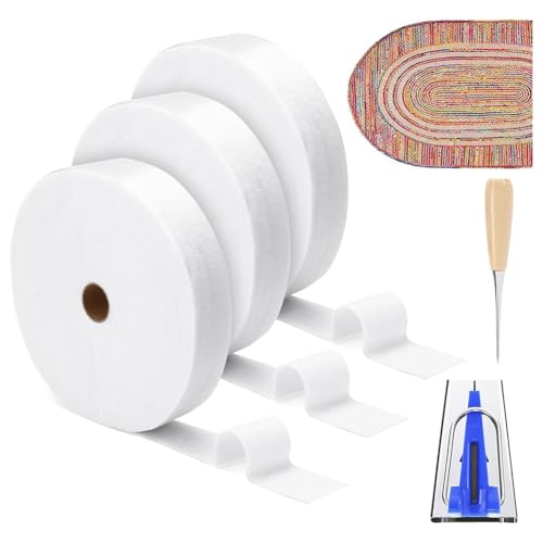 Gvvsjgdbis JellyRoll Batting Strips für Teppiche, Zubehör, Schärpe, Werkzeug, Ahle, Lineal, Quilten für Polsterprojekte, 3 Rollen Gvvsjgdbis JellyRoll Batting Strips für Teppiche, Zubehör, Schärpe, Werkzeug, Ahle, Lineal, Quilten für Polsterprojekte, 3 Rollen von Gvvsjgdbis