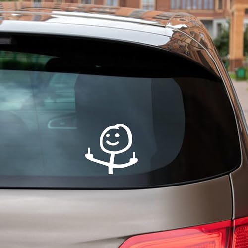Gwezmxs Auto Aufkleber Lustig, lustige Autosticker, Weiß, 6er-Set Gwezmxs Auto Aufkleber Lustig, lustige Autosticker, Weiß, 6er-Set von Gwezmxs