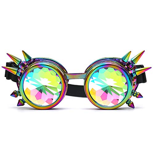Gwezmxs Steampunk Brille Gläser Verstellbare Größe, Karneval/Cosplay/Halloween Accessoire - GXD231-G Gwezmxs Steampunk Brille Gläser Verstellbare Größe, Karneval/Cosplay/Halloween Accessoire - GXD231-G von Gwezmxs