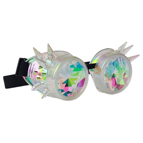 Gwezmxs Steampunk Brille Gläser Verstellbare Größe, Karneval/Cosplay/Halloween Accessoire - GXD231-I Gwezmxs Steampunk Brille Gläser Verstellbare Größe, Karneval/Cosplay/Halloween Accessoire - GXD231-I von Gwezmxs