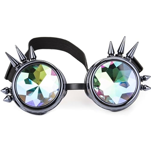 Gwezmxs Steampunk Brille Gläser Verstellbare Größe, Karneval/Cosplay/Halloween Accessoire - GXD231-N Gwezmxs Steampunk Brille Gläser Verstellbare Größe, Karneval/Cosplay/Halloween Accessoire - GXD231-N von Gwezmxs
