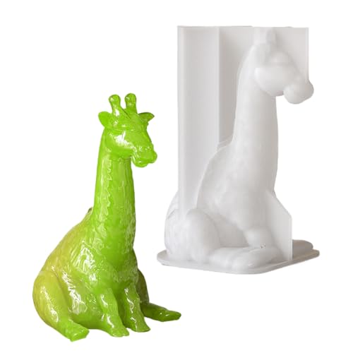 3D Giraffe Silikonform Sitzende Giraffen Statue Gießform Für Kerzen, Tier Silikonform Fondant Epoxidharz Formen Für Anfänger Im Kindergarten, Zuhause, Schule, Projekt 3D Giraffe Silikonform Sitzende Giraffen Statue Gießform Für Kerzen, Tier Silikonform Fondant Epoxidharz Formen Für Anfänger Im Kindergarten, Zuhause, Schule, Projekt von Gwtdtoad