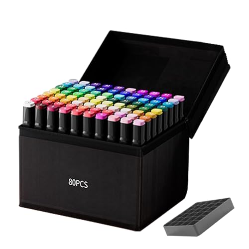 Gwtdtoad Alkohol Stifte Set Kunst Marker Stifte Farben Markierstift Set Wasserdicht Doppelkopf Zeichenstifte Ausmalstifte Aquarellmarker Für Kinder, 48–120 Farben Gwtdtoad Alkohol Stifte Set Kunst Marker Stifte Farben Markierstift Set Wasserdicht Doppelkopf Zeichenstifte Ausmalstifte Aquarellmarker Für Kinder, 48–120 Farben von Gwtdtoad