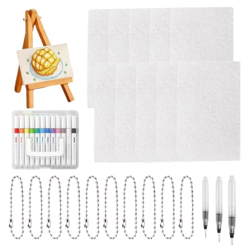 Gwtdtoad Magics Puffy Paint Magics Foam Texture Painting Kit, 3d Drawing Canvas Schaum-Textur Malset Mit 12 Markern, Strukturfarbe Papier Bastelset Malset Für Junge, Kinder, Schule Gwtdtoad Magics Puffy Paint Magics Foam Texture Painting Kit, 3d Drawing Canvas Schaum-Textur Malset Mit 12 Markern, Strukturfarbe Papier Bastelset Malset Für Junge, Kinder, Schule von Gwtdtoad