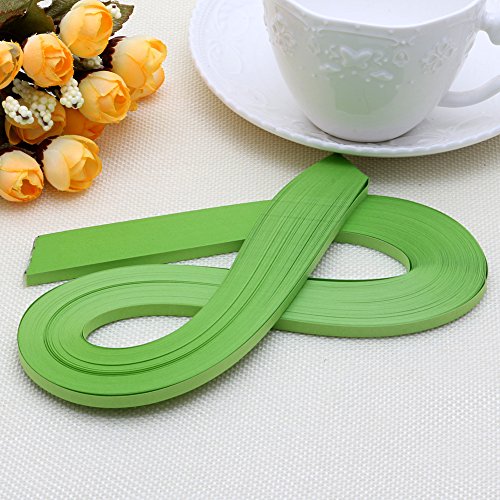 Gwxevce 120 Streifen Quilling Paper 5mm Breite Einfarbiges Origami-Papier DIY Hand Crafts Fruit Green / Gwxevce 120 Streifen Quilling Paper 5mm Breite Einfarbiges Origami-Papier DIY Hand Crafts Fruit Green / von Gwxevce