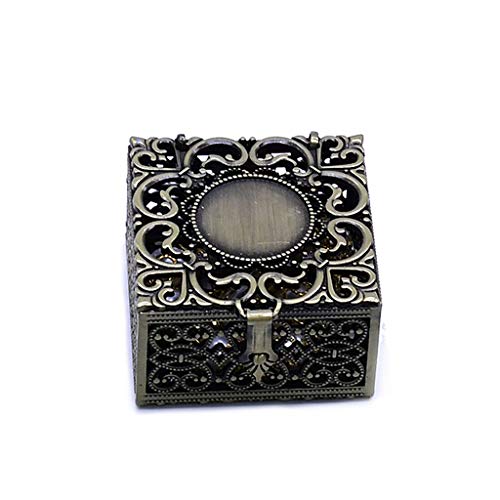 Gwxevce Rosenkranz Perle Box Halskette Metall Christlich Katholisch Religiöser Schmuck Etui Lagerung Bronze Gwxevce Rosenkranz Perle Box Halskette Metall Christlich Katholisch Religiöser Schmuck Etui Lagerung Bronze von Gwxevce