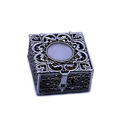 Gwxevce Rosenkranz Perle Box Halskette Metall Christlich Katholisch Religiöser Schmuck Fall Lagerung Alte Dose von Gwxevce