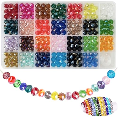 Gxadwzy Glasperlen Kristall Glas Perlen Zum Basteln 10mm mit 28-Gitter Aufbewahrungsbox für Schmuckherstellung 324 Stück Gxadwzy Glasperlen Kristall Glas Perlen Zum Basteln 10mm mit 28-Gitter Aufbewahrungsbox für Schmuckherstellung 324 Stück von Gxadwzy