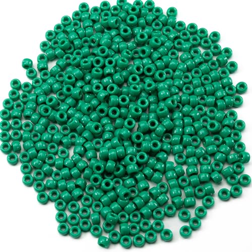 Gxueshan Acrylperlen, 1000 Stück, Grün, 6 x 9 mm, Rund, Kunststoff, Pony-Perlen, Bastelperlen, DIY-Schmuck und Dekoration Gxueshan Acrylperlen, 1000 Stück, Grün, 6 x 9 mm, Rund, Kunststoff, Pony-Perlen, Bastelperlen, DIY-Schmuck und Dekoration von Gxueshan