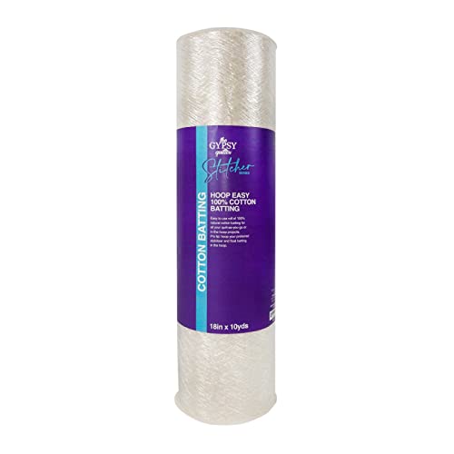 Gypsy Quilter The Hoop Easy Baumwoll-Schläger, 45,7 cm x 9,1 m von Gypsy Quilter