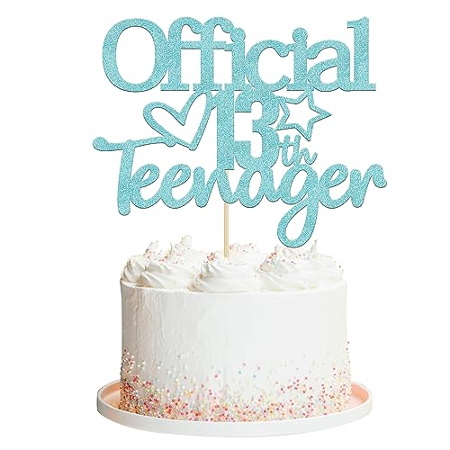 Gyufise 1 Packung Offizielle Teenager 13 Cake Topper Jungen Mädchen Happy 13th Birthday Kuchen Dekoration Teenager Geburtstag Party Supplies Prost bis 13 Jahre Jubiläum Geburtstag Party Supplies Gyufise 1 Packung Offizielle Teenager 13 Cake Topper Jungen Mädchen Happy 13th Birthday Kuchen Dekoration Teenager Geburtstag Party Supplies Prost bis 13 Jahre Jubiläum Geburtstag Party Supplies von Gyufise