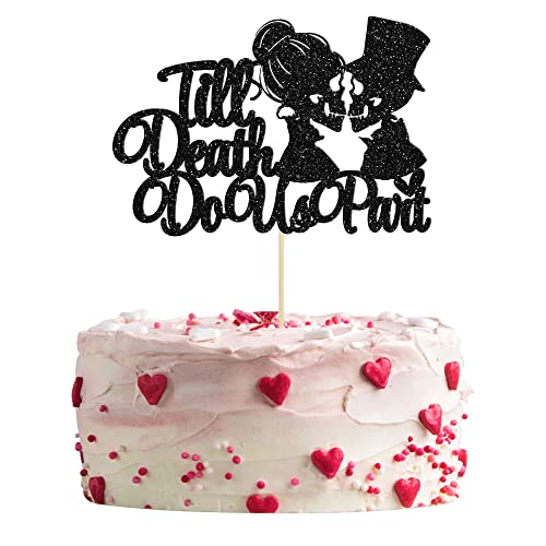 Gyufise 1 x Till Death Do Us Teil Kuchendekoration Schwarz Glitzer Hochzeit Happy Valentine's Day Kuchendekoration Valentinstag Thema Geburtstag Party Kuchen Dekorationen Zubehör Gyufise 1 x Till Death Do Us Teil Kuchendekoration Schwarz Glitzer Hochzeit Happy Valentine's Day Kuchendekoration Valentinstag Thema Geburtstag Party Kuchen Dekorationen Zubehör von Gyufise