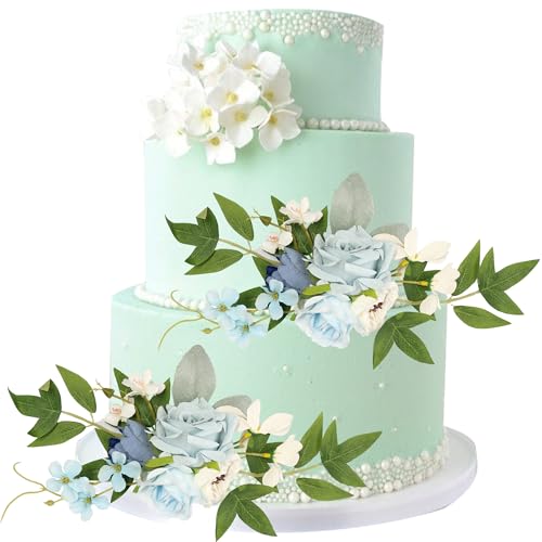 Gyufise 1 x vorgefertigte Kuchenblumen, marineblau, Kuchendekoration, Hochzeitstortendekoration, Blumen, Dekoration, Taufe, Geburtstag, Babyparty, Taufe, Party, Kuchendekoration Gyufise 1 x vorgefertigte Kuchenblumen, marineblau, Kuchendekoration, Hochzeitstortendekoration, Blumen, Dekoration, Taufe, Geburtstag, Babyparty, Taufe, Party, Kuchendekoration von Gyufise