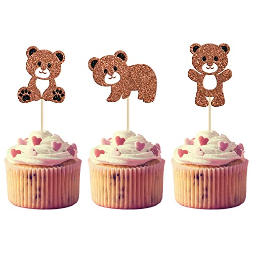Gyufise 24 Stück Bär Babyparty Geburtstag Party Dekorationen We Can Bearly Wait Cupcake Topper Tischdekoration Fotoautomaten Requisiten Babyparty Party Zubehör Dekorationen Gyufise 24 Stück Bär Babyparty Geburtstag Party Dekorationen We Can Bearly Wait Cupcake Topper Tischdekoration Fotoautomaten Requisiten Babyparty Party Zubehör Dekorationen von Gyufise