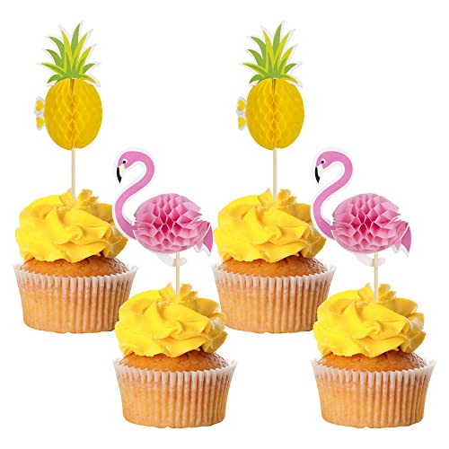 Gyufise 24 Stück Luau 3D Flamingo Cupcakes Topper Ananas Cupcake Toppers Lebensmittel Picks Party Cocktail Tropische Hawaii Kuchen Dekorationen für Sommer Strand Geburtstag Party Gastgeschenke Gyufise 24 Stück Luau 3D Flamingo Cupcakes Topper Ananas Cupcake Toppers Lebensmittel Picks Party Cocktail Tropische Hawaii Kuchen Dekorationen für Sommer Strand Geburtstag Party Gastgeschenke von Gyufise