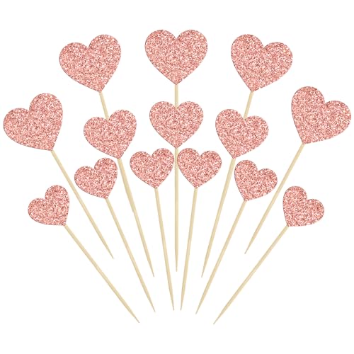 Gyufise 30 Stück Herz Cupcake Topper Glitzer gemischte Größen Sweet Love Thema Herz Kuchen Dekorationen Hochzeit Verlobung Brautparty Geburtstag Valentinstag Party Zubehör Gold Gyufise 30 Stück Herz Cupcake Topper Glitzer gemischte Größen Sweet Love Thema Herz Kuchen Dekorationen Hochzeit Verlobung Brautparty Geburtstag Valentinstag Party Zubehör Gold von Gyufise