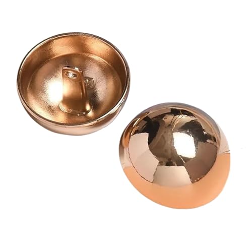 10 Stück Metallknöpfe, Antik-Bronze, Farbe 2, 15 mm, 10 Stück 10 Stück Metallknöpfe, Antik-Bronze, Farbe 2, 15 mm, 10 Stück von Gyuuio