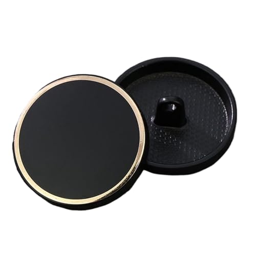 6 Stück elegante Metallknöpfe (Farbe 1, 28 mm, 6 Stück) von Gyuuio