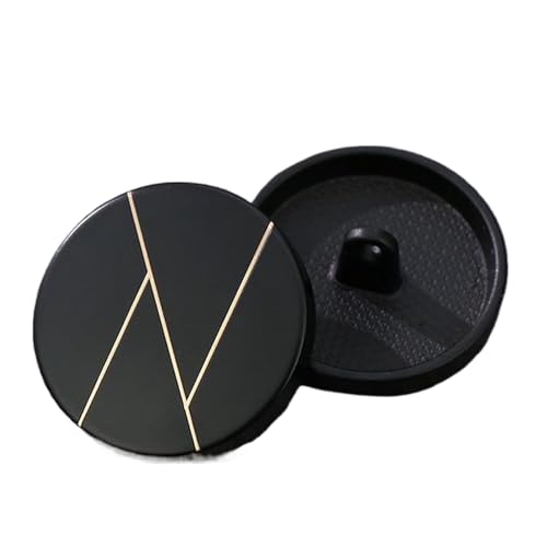 6 Stück elegante Metallknöpfe (Farbe 3, 28 mm, 6 Stück) von Gyuuio