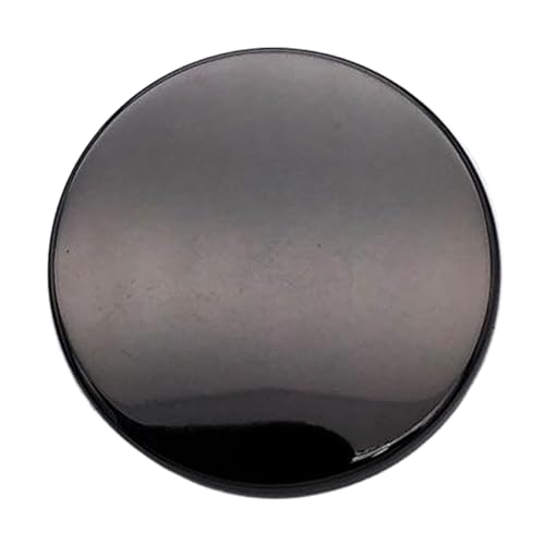 Flache Metallknöpfe, 10 - 25 mm, Hochglanz-Finish, Farbe 3, 25 mm, 6 Stück, 6 Stück von Gyuuio